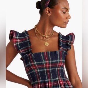 Hill House Navy Tartan Nap Dress